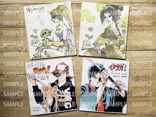 Manga Artist's Autographed Art